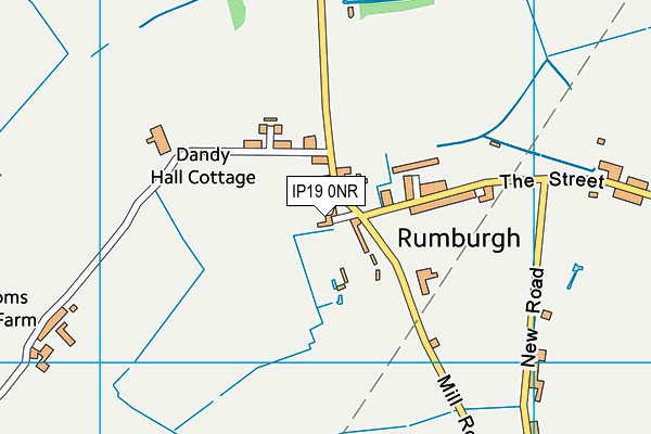 IP19 0NR map - OS VectorMap District (Ordnance Survey)