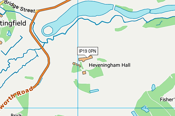 IP19 0PN map - OS VectorMap District (Ordnance Survey) IP19 0PN map - OS VectorMap District (Ordnance Survey)