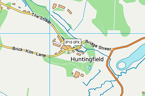IP19 0PX map - OS VectorMap District (Ordnance Survey)