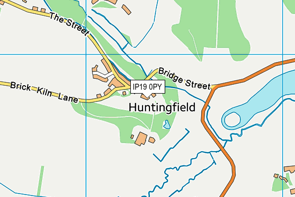 IP19 0PY map - OS VectorMap District (Ordnance Survey)