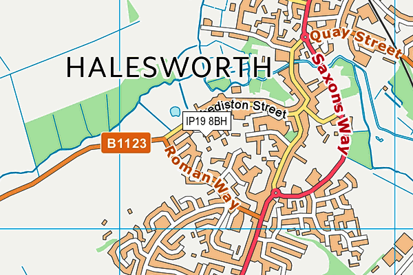 IP19 8BH map - OS VectorMap District (Ordnance Survey) IP19 8BH map - OS VectorMap District (Ordnance Survey)