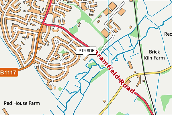 IP19 8DE map - OS VectorMap District (Ordnance Survey) IP19 8DE map - OS VectorMap District (Ordnance Survey)