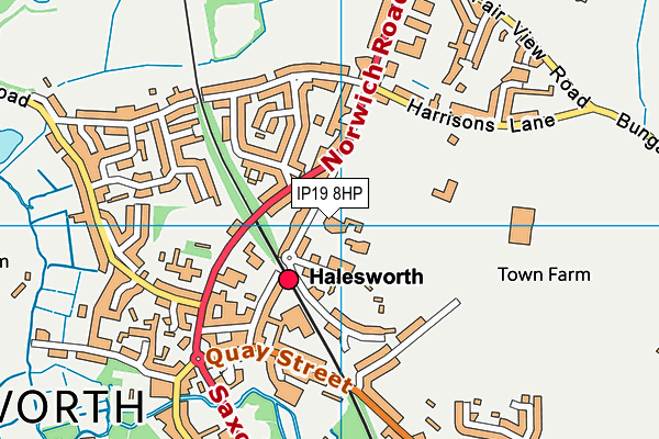 IP19 8HP map - OS VectorMap District (Ordnance Survey) IP19 8HP map - OS VectorMap District (Ordnance Survey)