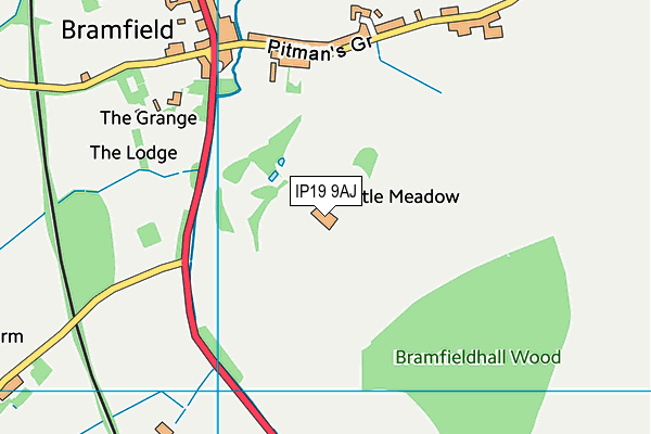 IP19 9AJ map - OS VectorMap District (Ordnance Survey) IP19 9AJ map - OS VectorMap District (Ordnance Survey)