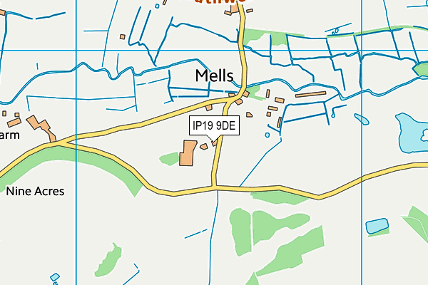IP19 9DE map - OS VectorMap District (Ordnance Survey) IP19 9DE map - OS VectorMap District (Ordnance Survey)