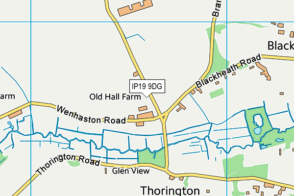 IP19 9DG map - OS VectorMap District (Ordnance Survey) IP19 9DG map - OS VectorMap District (Ordnance Survey)