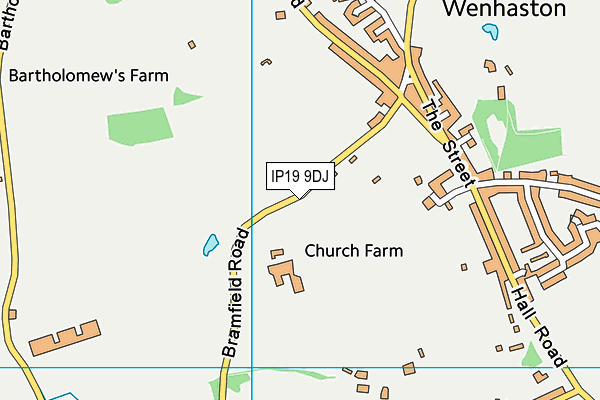 IP19 9DJ map - OS VectorMap District (Ordnance Survey) IP19 9DJ map - OS VectorMap District (Ordnance Survey)