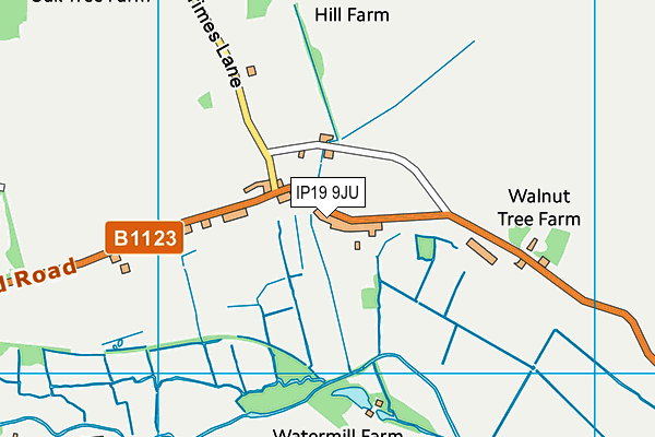 IP19 9JU map - OS VectorMap District (Ordnance Survey) IP19 9JU map - OS VectorMap District (Ordnance Survey)