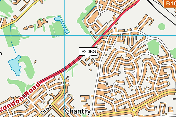 IP2 0BG map - OS VectorMap District (Ordnance Survey) IP2 0BG map - OS VectorMap District (Ordnance Survey)