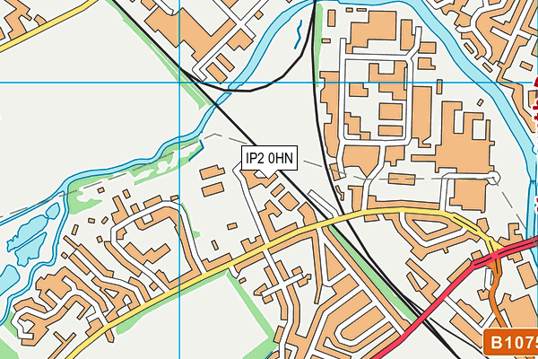 IP2 0HN map - OS VectorMap District (Ordnance Survey) IP2 0HN map - OS VectorMap District (Ordnance Survey)