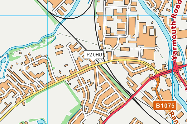 IP2 0HU map - OS VectorMap District (Ordnance Survey) IP2 0HU map - OS VectorMap District (Ordnance Survey)