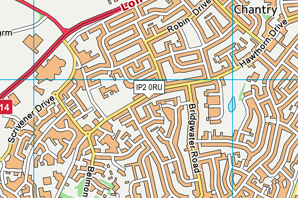 IP2 0RU map - OS VectorMap District (Ordnance Survey) IP2 0RU map - OS VectorMap District (Ordnance Survey)