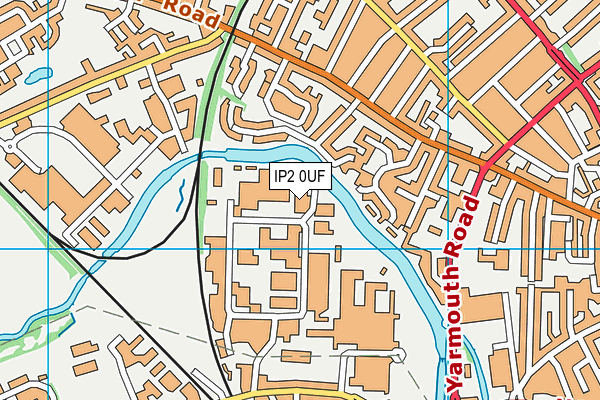 IP2 0UF map - OS VectorMap District (Ordnance Survey) IP2 0UF map - OS VectorMap District (Ordnance Survey)