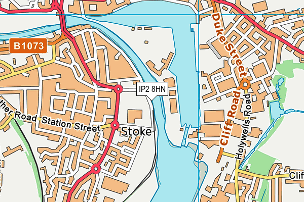 IP2 8HN map - OS VectorMap District (Ordnance Survey) IP2 8HN map - OS VectorMap District (Ordnance Survey)