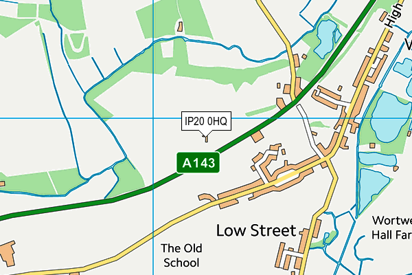 IP20 0HQ map - OS VectorMap District (Ordnance Survey) IP20 0HQ map - OS VectorMap District (Ordnance Survey)