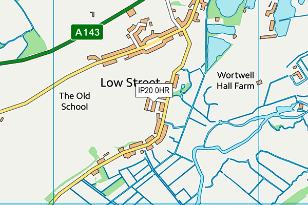 IP20 0HR map - OS VectorMap District (Ordnance Survey) IP20 0HR map - OS VectorMap District (Ordnance Survey)