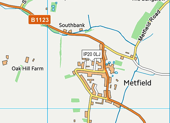 IP20 0LJ map - OS VectorMap District (Ordnance Survey) IP20 0LJ map - OS VectorMap District (Ordnance Survey)