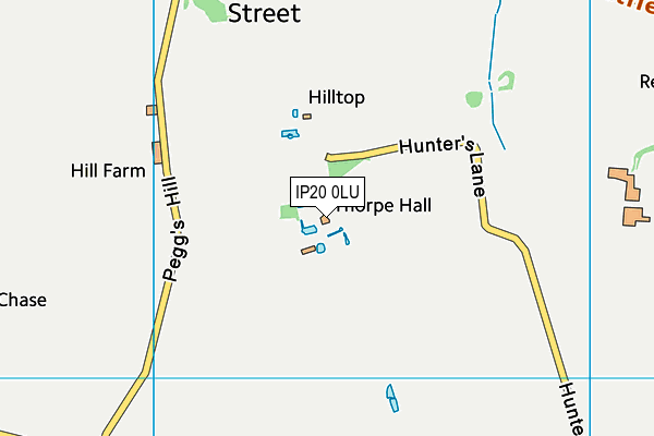 IP20 0LU map - OS VectorMap District (Ordnance Survey) IP20 0LU map - OS VectorMap District (Ordnance Survey)