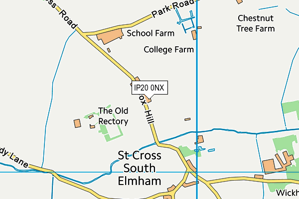 IP20 0NX map - OS VectorMap District (Ordnance Survey) IP20 0NX map - OS VectorMap District (Ordnance Survey)