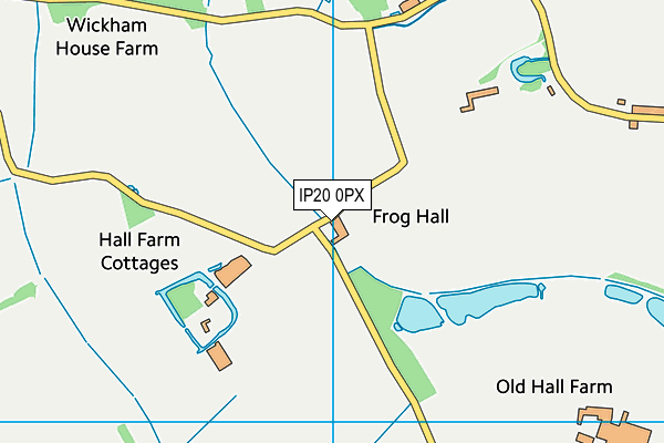 IP20 0PX map - OS VectorMap District (Ordnance Survey) IP20 0PX map - OS VectorMap District (Ordnance Survey)