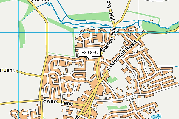 IP20 9EQ map - OS VectorMap District (Ordnance Survey) IP20 9EQ map - OS VectorMap District (Ordnance Survey)