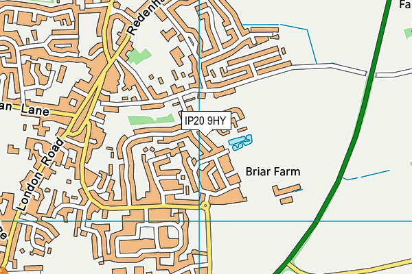 IP20 9HY map - OS VectorMap District (Ordnance Survey) IP20 9HY map - OS VectorMap District (Ordnance Survey)