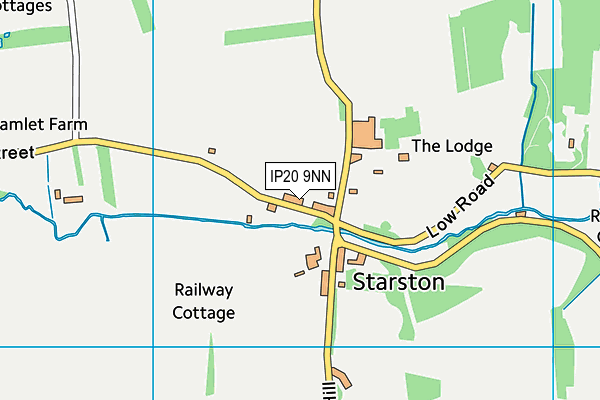 IP20 9NN map - OS VectorMap District (Ordnance Survey) IP20 9NN map - OS VectorMap District (Ordnance Survey)