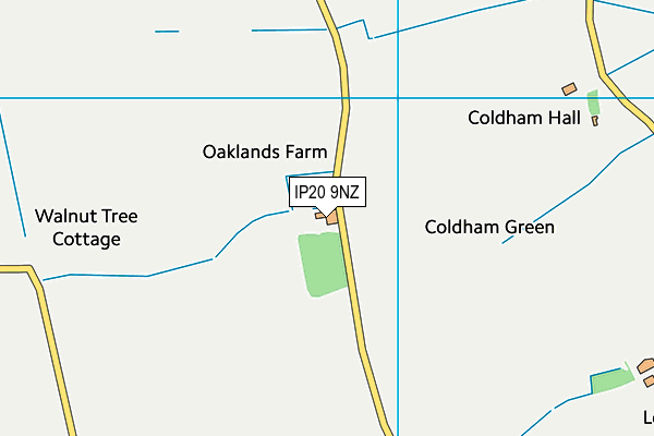 IP20 9NZ map - OS VectorMap District (Ordnance Survey) IP20 9NZ map - OS VectorMap District (Ordnance Survey)