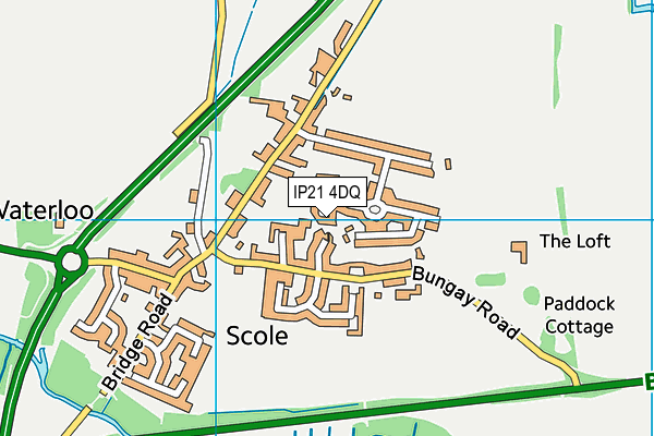 IP21 4DQ map - OS VectorMap District (Ordnance Survey) IP21 4DQ map - OS VectorMap District (Ordnance Survey)