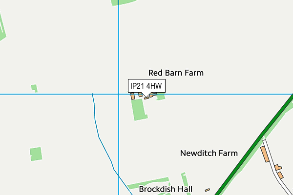 IP21 4HW map - OS VectorMap District (Ordnance Survey) IP21 4HW map - OS VectorMap District (Ordnance Survey)
