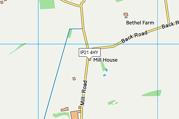 IP21 4HY map - OS VectorMap District (Ordnance Survey) IP21 4HY map - OS VectorMap District (Ordnance Survey)