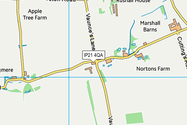 IP21 4QA map - OS VectorMap District (Ordnance Survey) IP21 4QA map - OS VectorMap District (Ordnance Survey)
