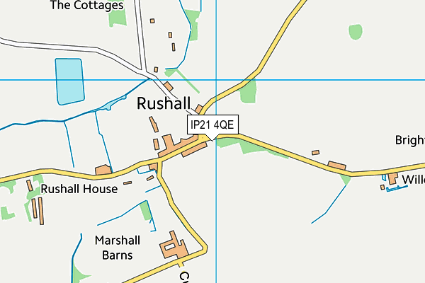 IP21 4QE map - OS VectorMap District (Ordnance Survey) IP21 4QE map - OS VectorMap District (Ordnance Survey)
