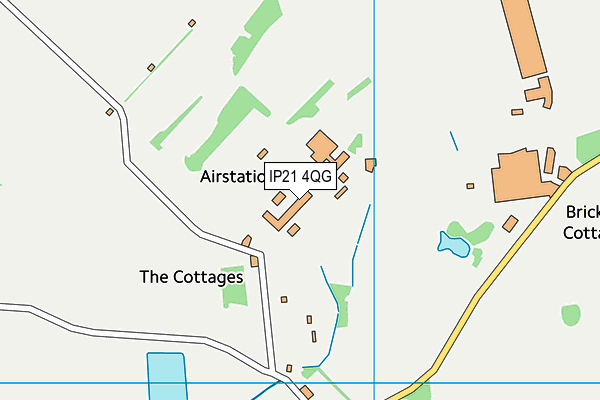 IP21 4QG map - OS VectorMap District (Ordnance Survey) IP21 4QG map - OS VectorMap District (Ordnance Survey)