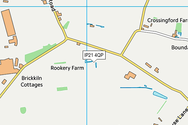IP21 4QP map - OS VectorMap District (Ordnance Survey) IP21 4QP map - OS VectorMap District (Ordnance Survey)