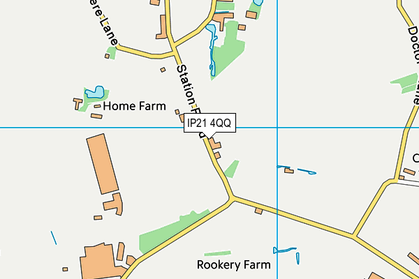 IP21 4QQ map - OS VectorMap District (Ordnance Survey) IP21 4QQ map - OS VectorMap District (Ordnance Survey)