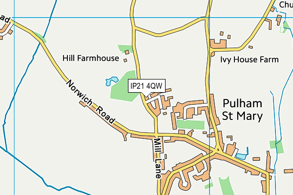 IP21 4QW map - OS VectorMap District (Ordnance Survey) IP21 4QW map - OS VectorMap District (Ordnance Survey)