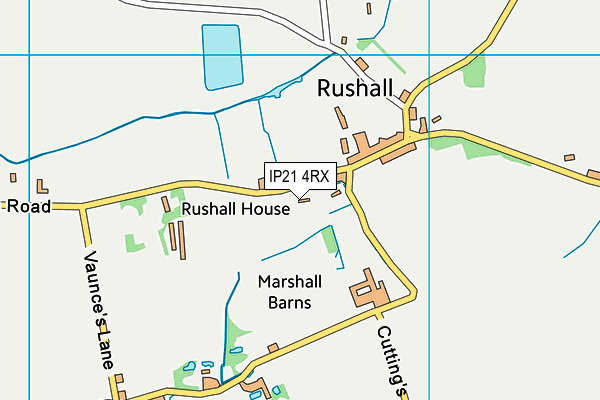 IP21 4RX map - OS VectorMap District (Ordnance Survey) IP21 4RX map - OS VectorMap District (Ordnance Survey)