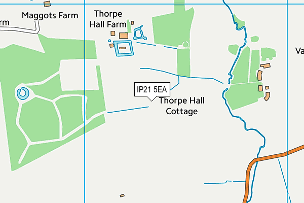 IP21 5EA map - OS VectorMap District (Ordnance Survey) IP21 5EA map - OS VectorMap District (Ordnance Survey)
