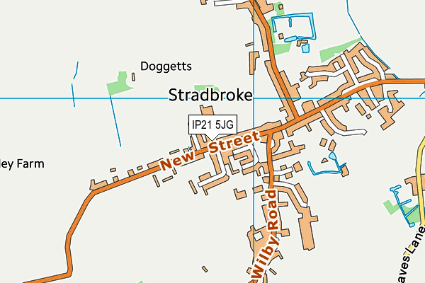 IP21 5JG map - OS VectorMap District (Ordnance Survey) IP21 5JG map - OS VectorMap District (Ordnance Survey)