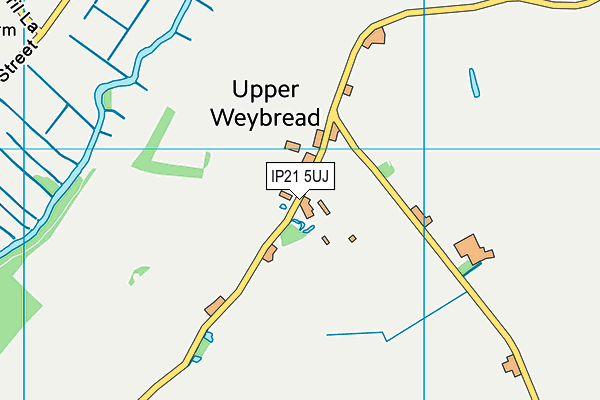 IP21 5UJ map - OS VectorMap District (Ordnance Survey) IP21 5UJ map - OS VectorMap District (Ordnance Survey)