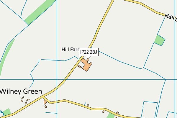 IP22 2BJ map - OS VectorMap District (Ordnance Survey) IP22 2BJ map - OS VectorMap District (Ordnance Survey)