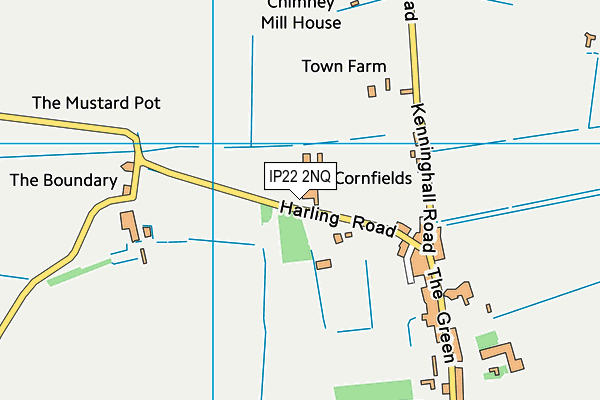 IP22 2NQ map - OS VectorMap District (Ordnance Survey) IP22 2NQ map - OS VectorMap District (Ordnance Survey)