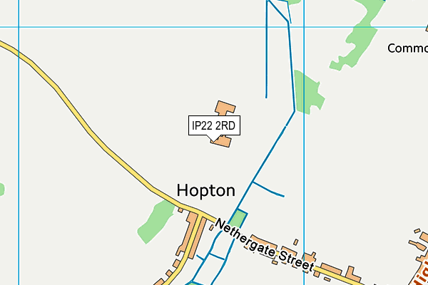 IP22 2RD map - OS VectorMap District (Ordnance Survey) IP22 2RD map - OS VectorMap District (Ordnance Survey)
