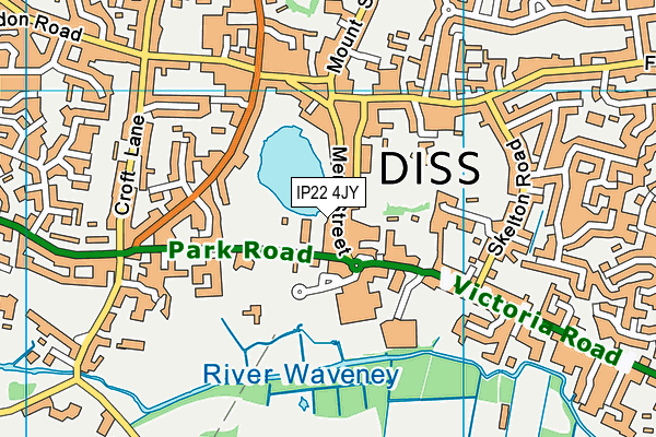 IP22 4JY map - OS VectorMap District (Ordnance Survey) IP22 4JY map - OS VectorMap District (Ordnance Survey)
