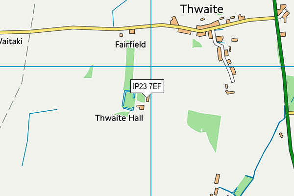 IP23 7EF map - OS VectorMap District (Ordnance Survey) IP23 7EF map - OS VectorMap District (Ordnance Survey)