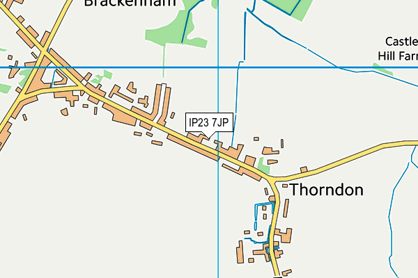 IP23 7JP map - OS VectorMap District (Ordnance Survey) IP23 7JP map - OS VectorMap District (Ordnance Survey)
