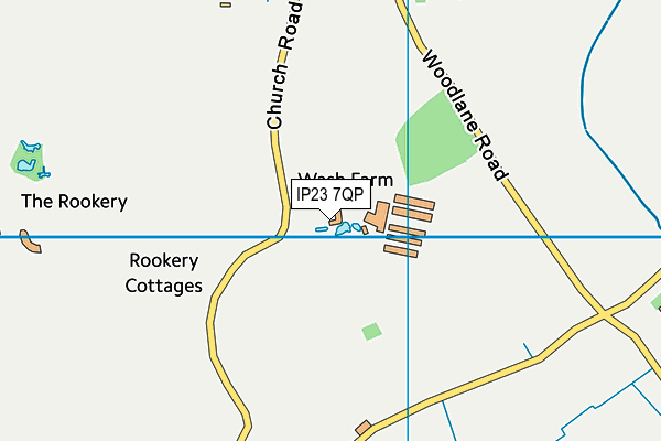IP23 7QP map - OS VectorMap District (Ordnance Survey) IP23 7QP map - OS VectorMap District (Ordnance Survey)