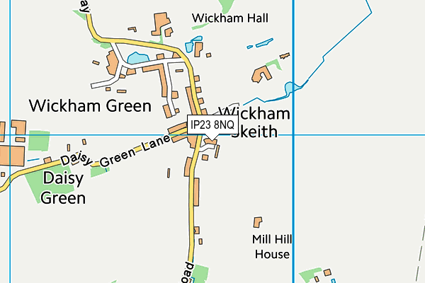 IP23 8NQ map - OS VectorMap District (Ordnance Survey) IP23 8NQ map - OS VectorMap District (Ordnance Survey)