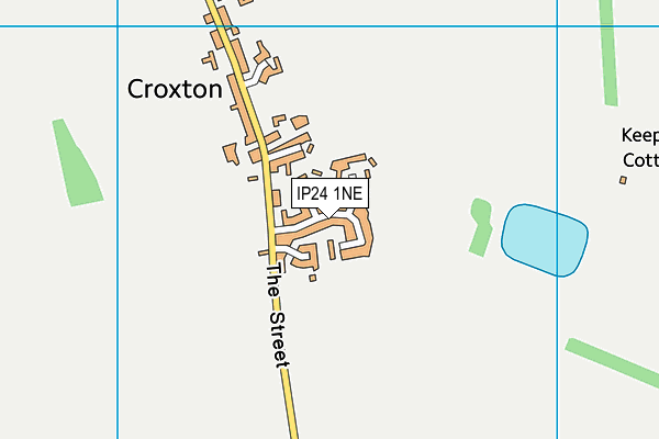IP24 1NE map - OS VectorMap District (Ordnance Survey) IP24 1NE map - OS VectorMap District (Ordnance Survey)